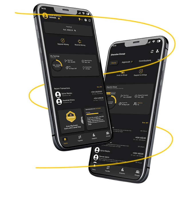 Hakiba App on phones